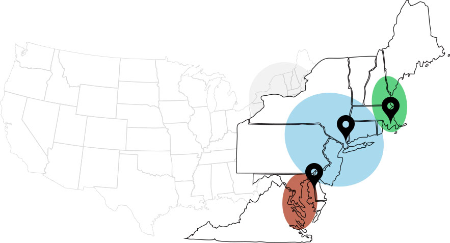 Pierless Delivery Map