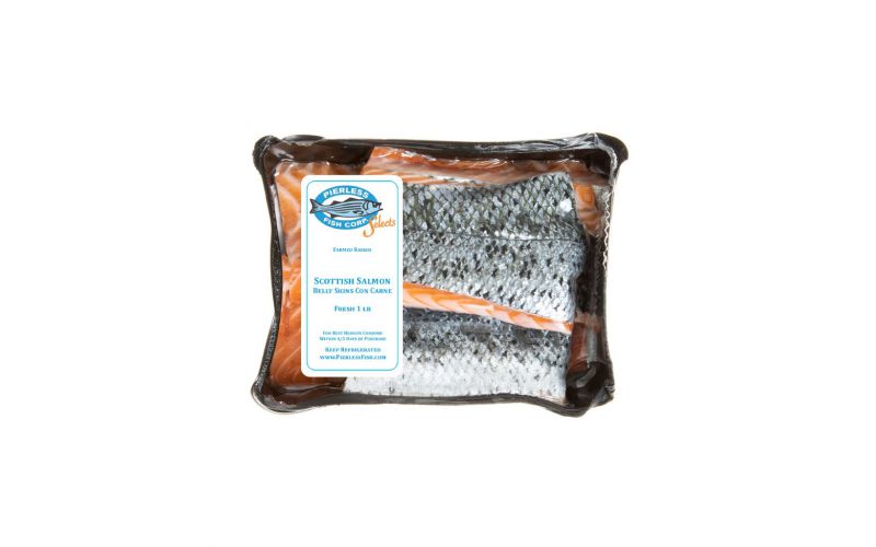 Salmon Skin With Meat